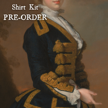Load image into Gallery viewer, 18th Century Linen Riding Habit Shirt Kit PRE-ORDER