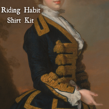 Load image into Gallery viewer, 18th Century Linen Riding Habit Shirt Kit