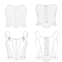 Load image into Gallery viewer, The Elizabeth Stays Pattern - Paper Version
