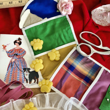 Load image into Gallery viewer, "Harlequin" Abby Cox Costumer Spotlight - 18th Century Housewife / Hussif KIT