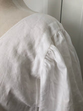 Load image into Gallery viewer, 1760 Linen Shift with Extra Full Gathered Sleeves