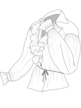 Load image into Gallery viewer, 18th Century Linen Riding Habit Shirt Kit

