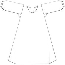 Load image into Gallery viewer, 1770 Linen Shift with Gathered Sleeves
