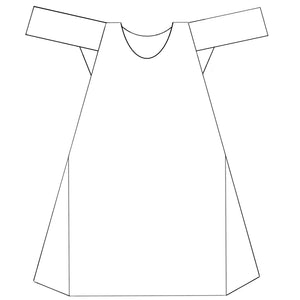 1780 Linen Shift with Narrow Sleeves