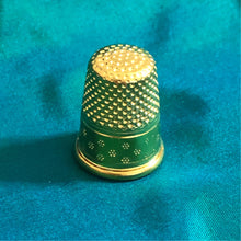 Load image into Gallery viewer, Gold Plated French Thimble - Small (15.3mm)

