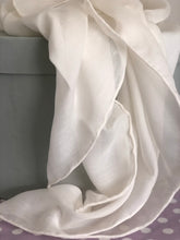 Load image into Gallery viewer, Sheer Silk/Wool Neck Handkerchief
